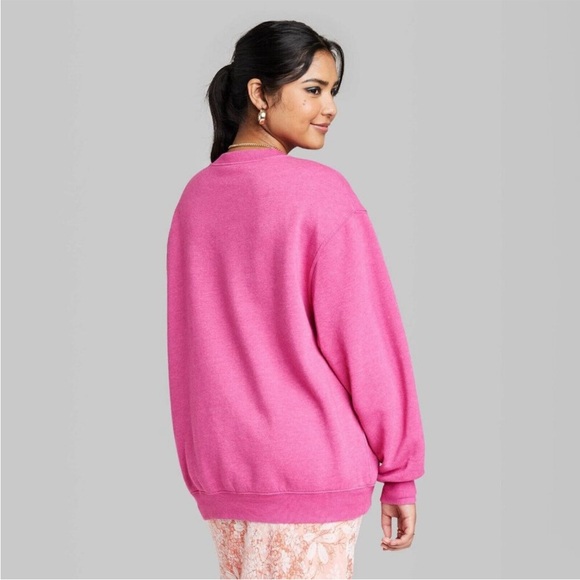 SOLD! Wild Fable fuchsia sweatshirt - Picture 2 of 10